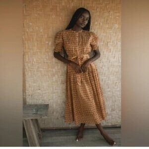 Daughters of India Prairie Dress in Autumn *Missing tie*
